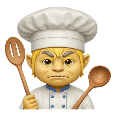 troll the yellow chef sticker