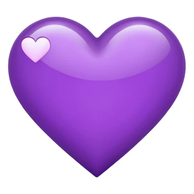 purple thank you heart sticker
