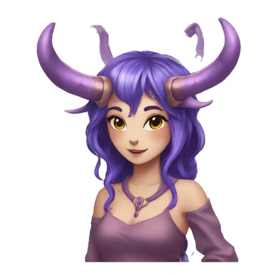Anthro Shiny Sona With Horns Full Body sticker