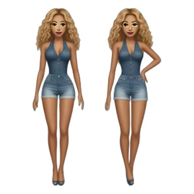 Beyoncé full body sticker
