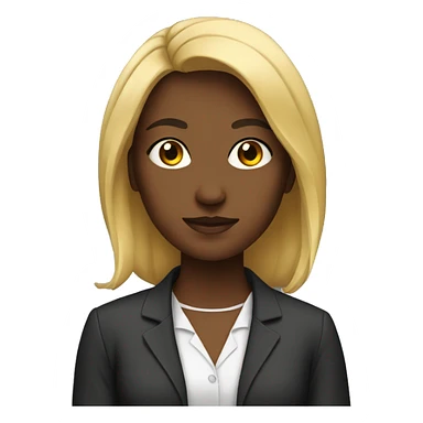 Political science girl sticker