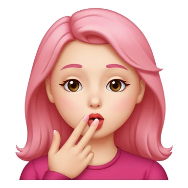 blowing kiss sticker