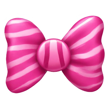 Pink candy with a bow  sticker