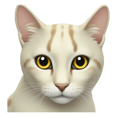 mysterious cat in nature sticker