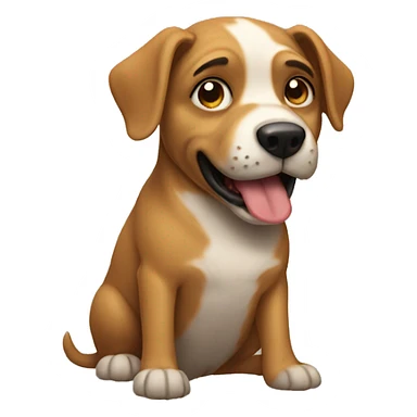 Dog with ughs sticker