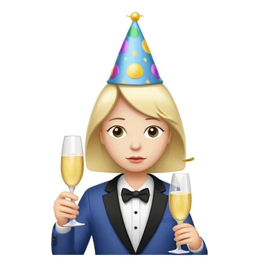 Party pooper sticker