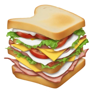 messy sandwich flying to La sticker