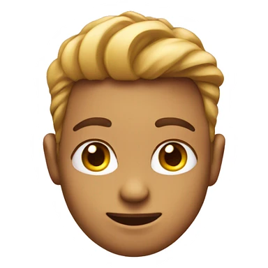 Emoji in love with pink hearts sticker