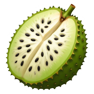 Soursop slice sticker