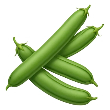 Green bean sticker