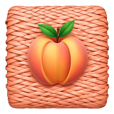 Peach bandage sticker