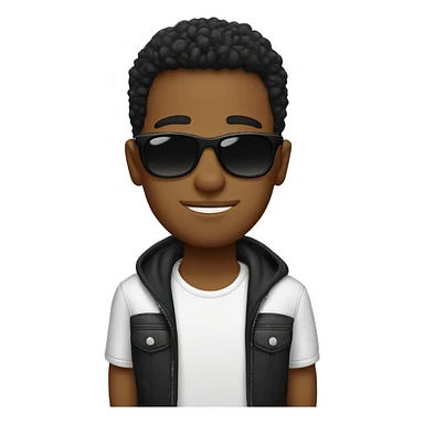 cool boys in shades parody sticker