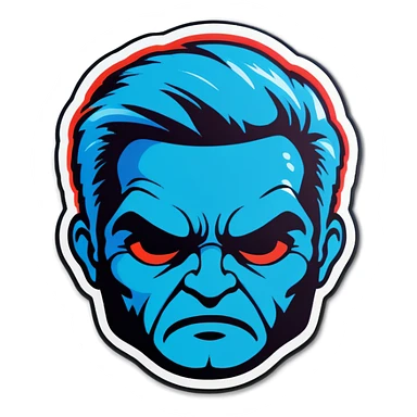 Slap my head sticker