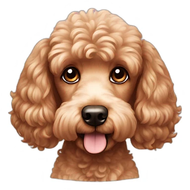 cocker poodle sticker