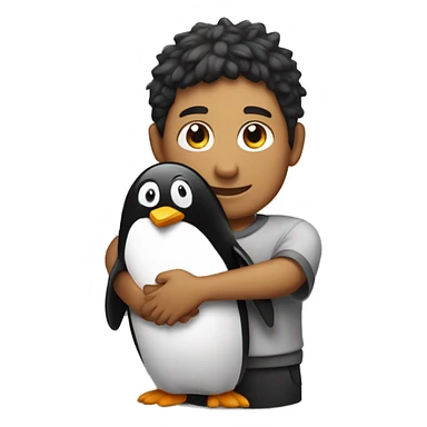 Musa holding penguin  sticker