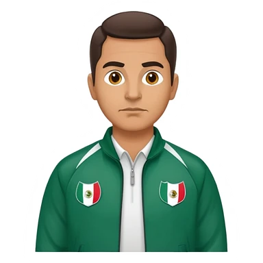 Mexican football coach sticker