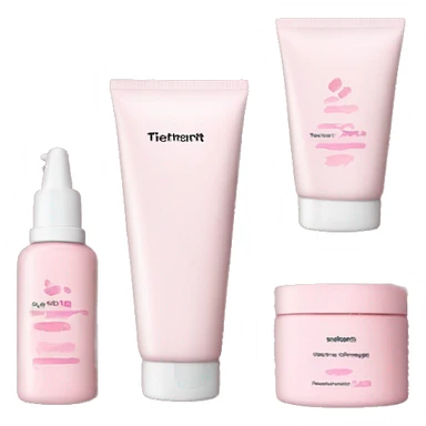 skin care Kit light pink sticker