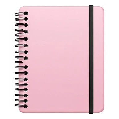 Light pink notebook sticker