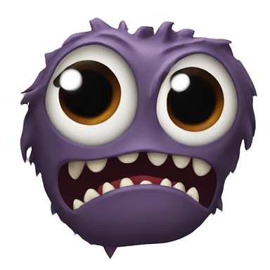 Monster loca moca monster  sticker