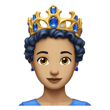 curonne avec plusieurs sapphire sticker