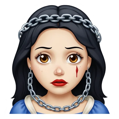 Snowwhite in chains sticker