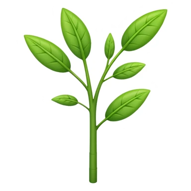 plant stem sticker