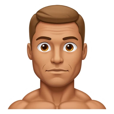 Muscular man  sticker