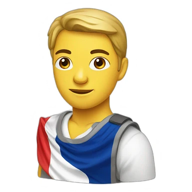 Platypys with french flag sticker