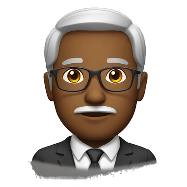 serious teacher sticker