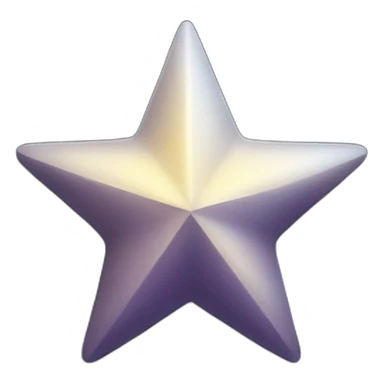 christmas star sticker