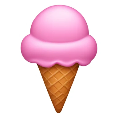 Ice cream pink sticker
