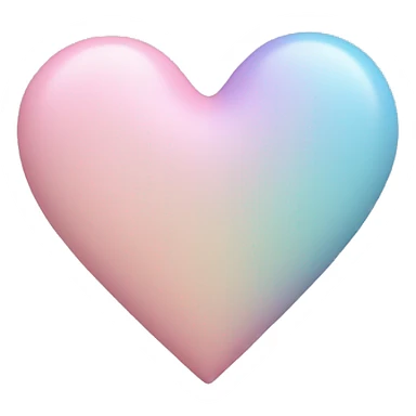 Pastel love heart sticker