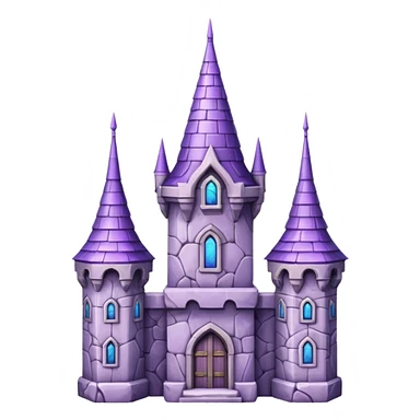 purple fantasy tower sticker