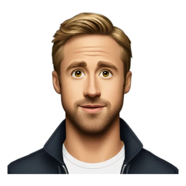 Ryan Gosling handsome face sticker