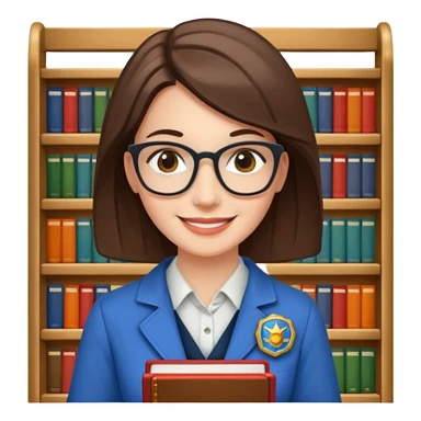 Librarian - book cart, badge





 sticker