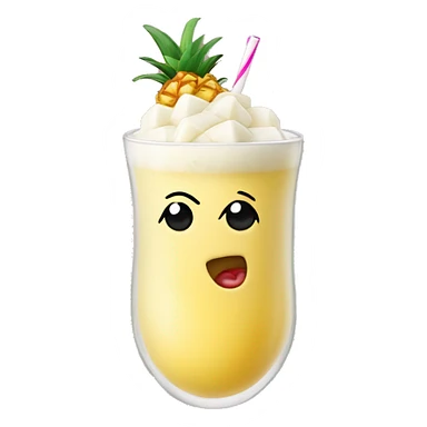 pina colada boba sticker
