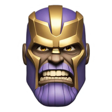 dj thanos, agressive. sticker