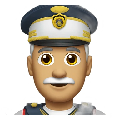 Capitaine crabe sticker