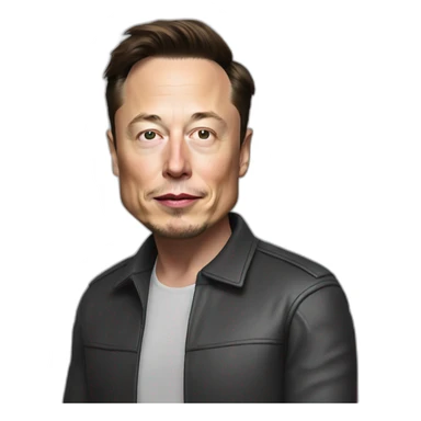 Elon Musk in smoke sticker
