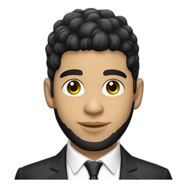 anuel dressed in a suit sticker