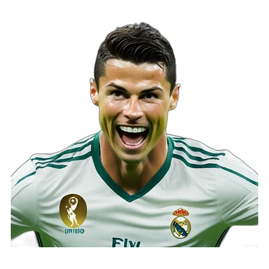 cristiano ronaldo celebrated sticker