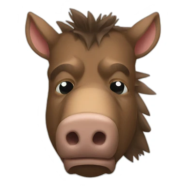boar facepalm sticker