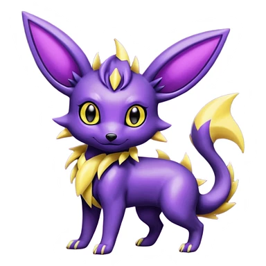 Purple Shiny Umbreon-Salandit-Jolteon-fusion sticker