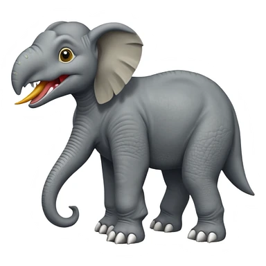 Utahraptor + Dog + Elephant = sticker