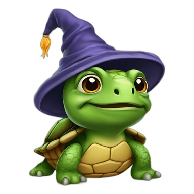 Wizard turtle sticker