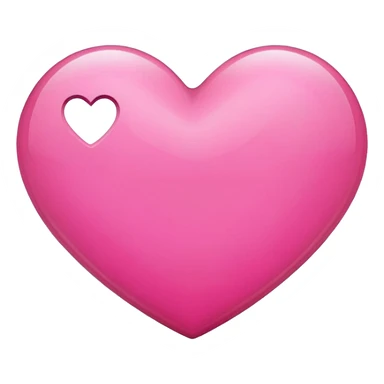 Heart pink sticker