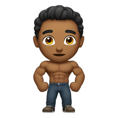 à men have muscles sticker