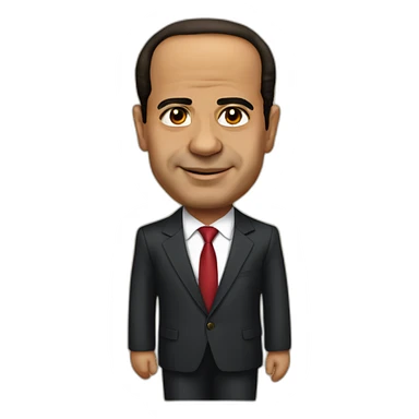 Abdel Fattah El-Sisi President of Egypt sticker