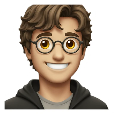 Harry Potter smiling sticker