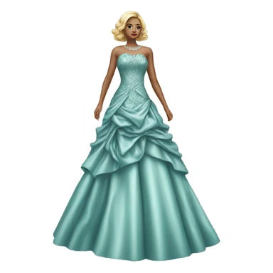 Hyper Realistic detailed luxury dress sticker